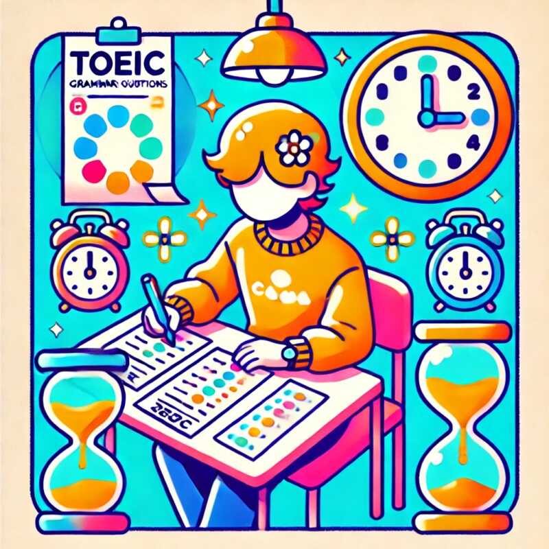 TOEICの文法には時間配分が大切！