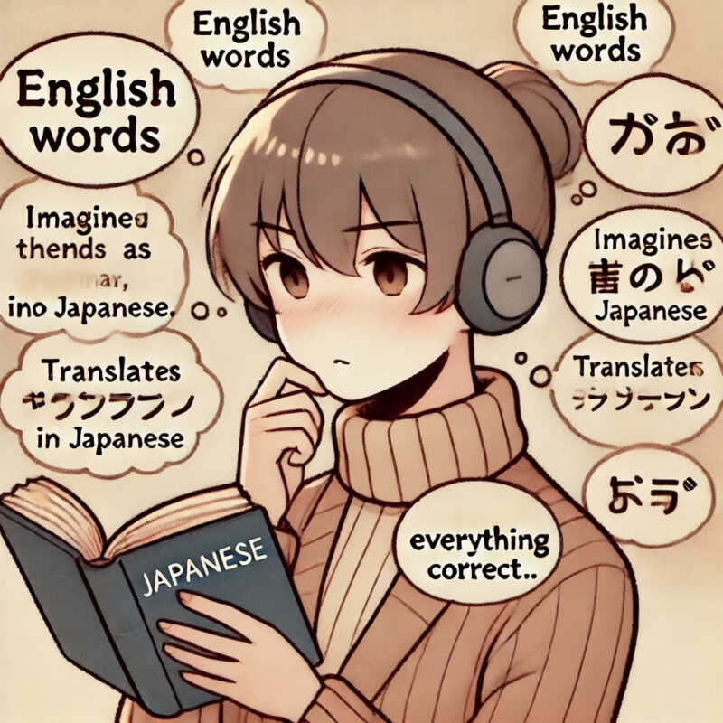 リスニングが出来ない人は、聞こえた音から文字を浮かべて和訳してしまう、文法も考えてしまう