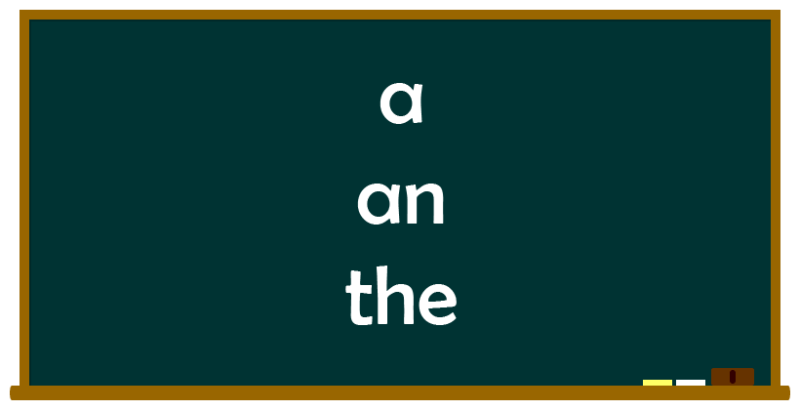 英語にある３つの冠詞：a, an, the