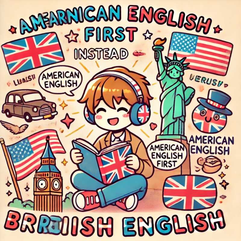 先ずはアメリカ英語に絞って覚えるようにしましょう！