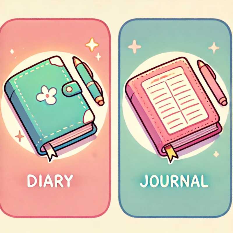 diaryとjournalの違い